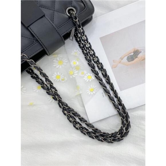 Quilted Chain Strap Shoulder Bag - Picture 7 of 7